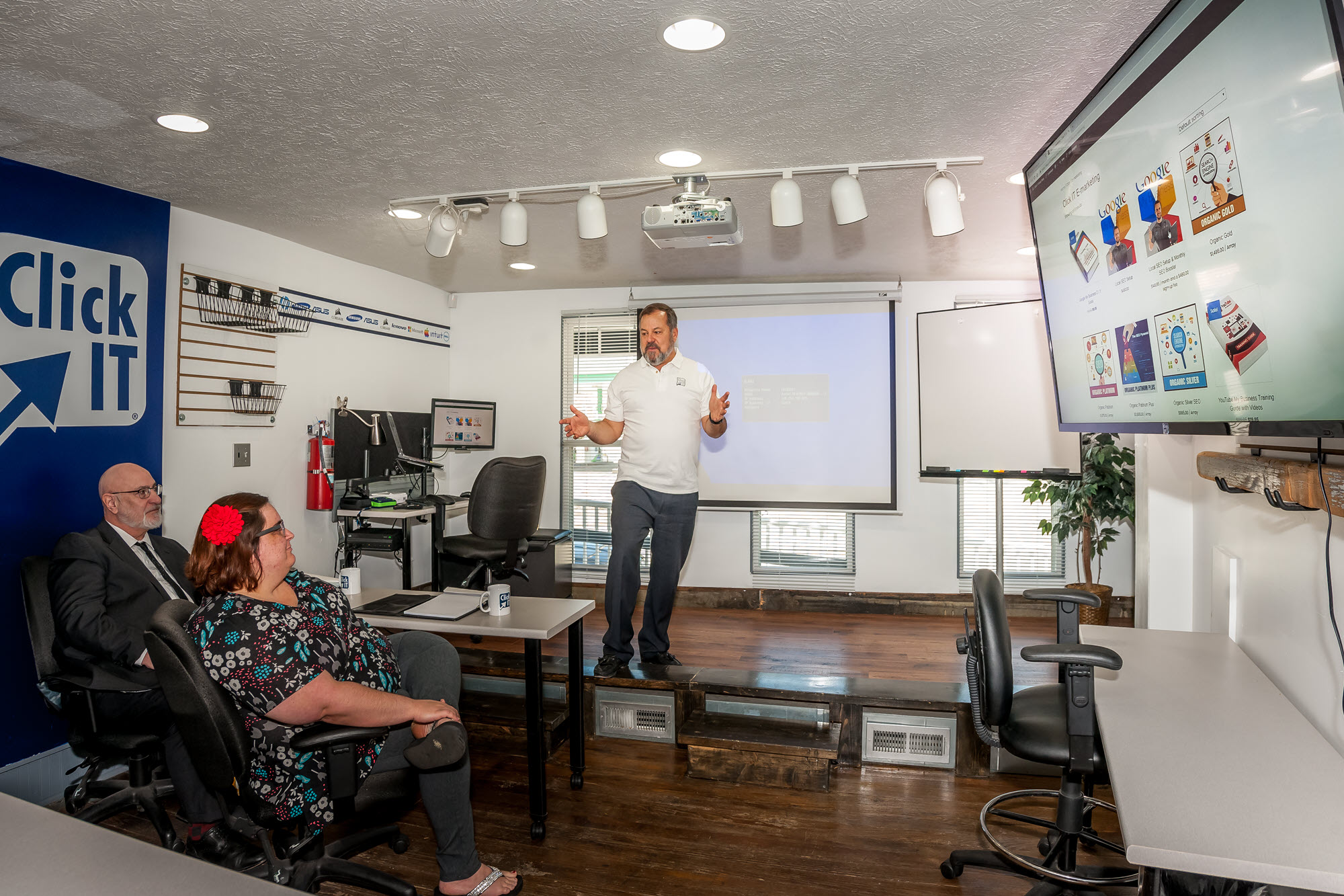 Click IT Computers team providing local technology guidance